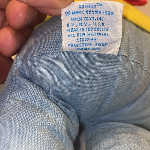 ARTHUR PLUSH 1995 EDEN BRAND VINTAGE GOOD CONDITION - Picture 5 of 5